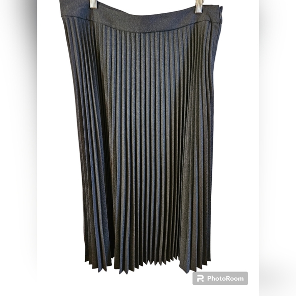 Loft NWT midi accordion pleated skirt size 12 (inventory 5.2) - Picture 1 of 14